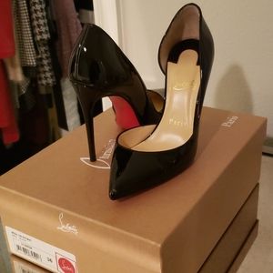 Christian Louboutin IRIZA 100 PATENT BLACK
